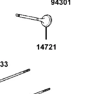 14721-KHC4-900 VALVE EXHAUST — diagram cutout