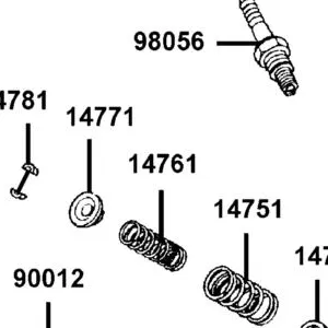 14761-KFBF-900 SPRING VALVE INNER — diagram cutout