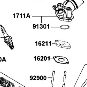 16211-ABA3-910 INSULATOR CARB — diagram cutout