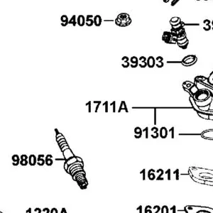 1711A-BLD3-M00 PIPE ASSY INLET — diagram cutout
