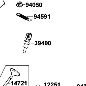 39400-BLB9-800 SENSOR. HEAD TEMPERATURE — diagram cutout
