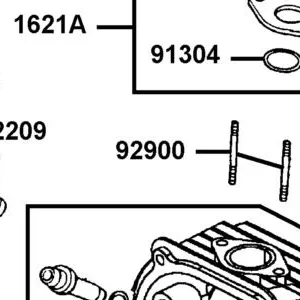 92900-LBD4-0B BOLT STUD 6x50 — diagram cutout