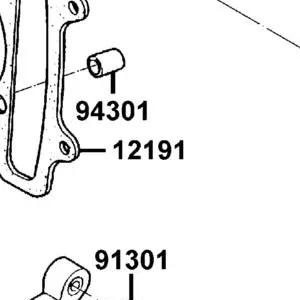 12191-LBD4-900 GASKET CYLINDER A — diagram cutout