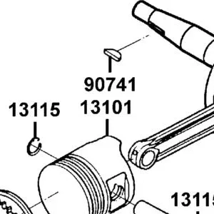 13101-BLA9-900 PISTON — diagram cutout