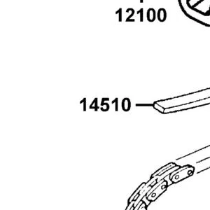 14510-KHC4-900 TENSIONER CAM CHAIN — diagram cutout