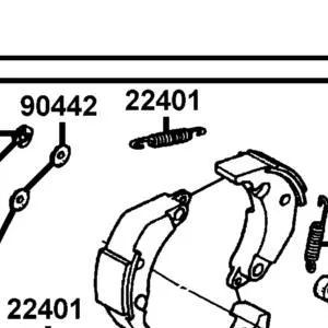 22401-LAB4-900 SPRING CLUTCH — diagram cutout