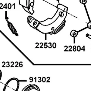 22530-KNBN-931 WEIGHT CLUTCH — diagram cutout