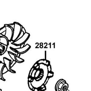 28211-KNBN-901 RATCHET KICK STARTER — diagram cutout