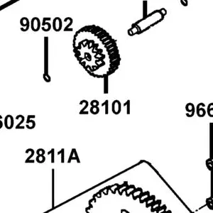 28101-KNBN-910 GEAR COMP STARTER REDUCTION — diagram cutout