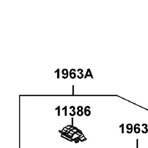 1963A-LGM9-900 SHROUD ASSY., B — diagram cutout