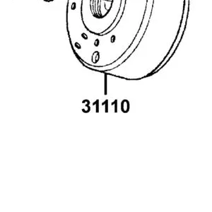 31110-BLD3-M00 FLYWHEEL COMP — diagram cutout