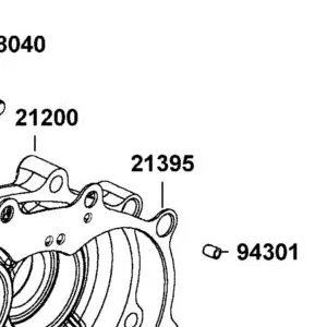 21395-PTA7-900 GASKET MISSION CASE @A — diagram cutout