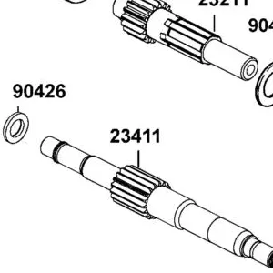 23411-PTA7-900 SHAFT???DRIVE — diagram cutout