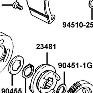 23481-LCA4-E00 SHIFT MAIN — diagram cutout