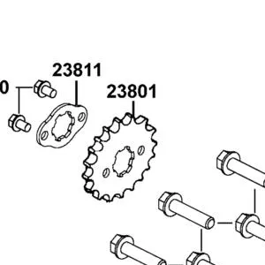 23801-3D24-011 SPROCKET DRIVE (15T) — diagram cutout