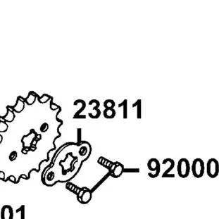 23811-KCR3-601 PLATE A2 FIXING — diagram cutout