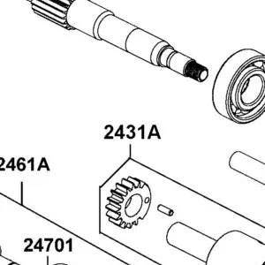 2431A-PTA7-900 DRUM GEAR SHIFT — diagram cutout
