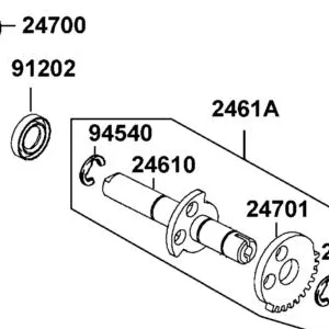 24610-PTA7-900 SPINDLE COMP..DRUM SHIFT — diagram cutout