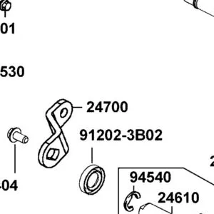 24700-ABC9-M00 STAY SHIFT GUIDE — diagram cutout