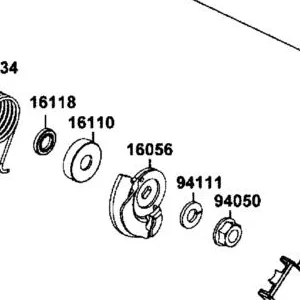 16056-BLD3-M00 SHAFT ASSY THROTTLE — diagram cutout