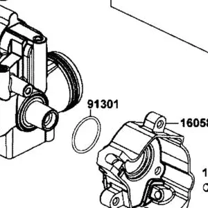 91301-LHF3-E00 O-RING 22X1.5 — diagram cutout