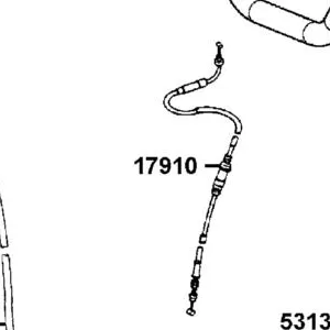 17910-BLD3-M00 CABLE COMP THROT — diagram cutout
