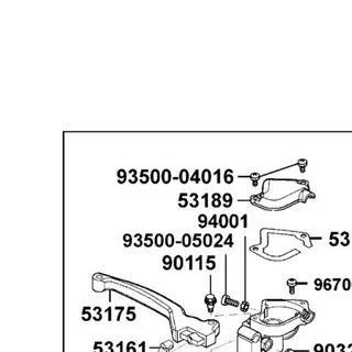 93500-04016-0GG SCREW PAN M4*16 — diagram cutout