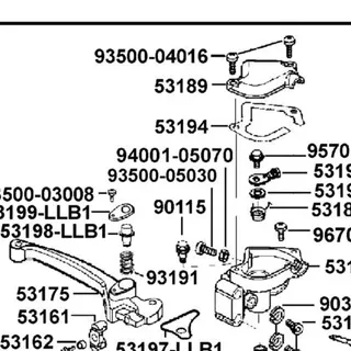 94001-05070-0SG NUT HEX 5MM — diagram cutout