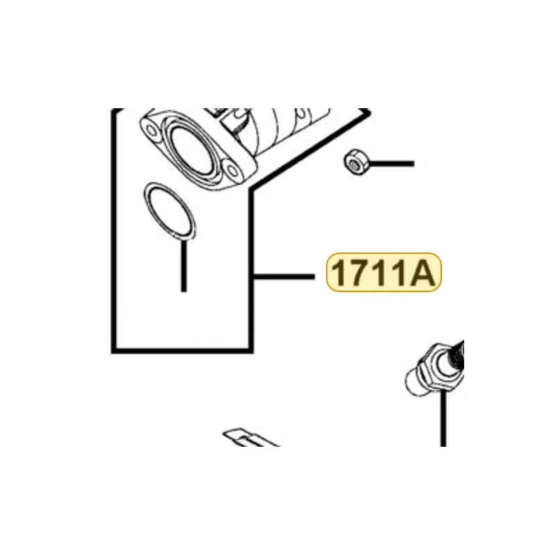 1711A-LBA7-900 PIPE ASSY INLET — diagram cutout