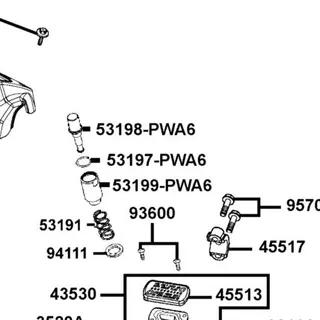 53197-PWA6-900 CLIP — diagram cutout