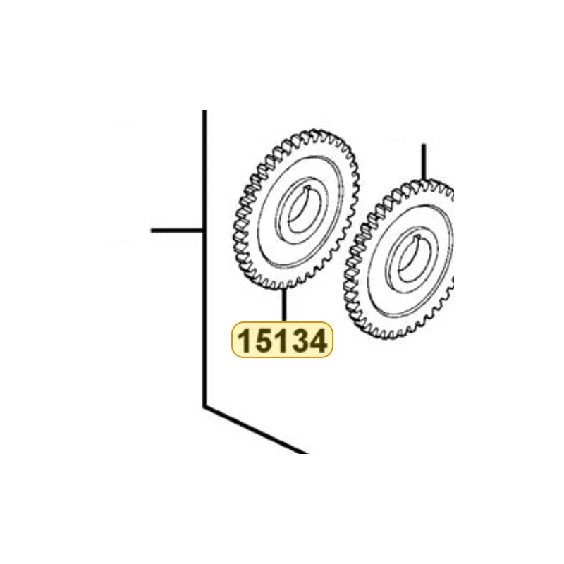 15134-KHE7-900 GEAR OIL PUMP DRIVE — diagram cutout