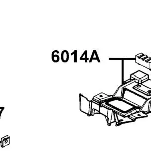 6014A-ABC9-M00-N1R PANEL ASSY SPLASH (Black) — diagram cutout
