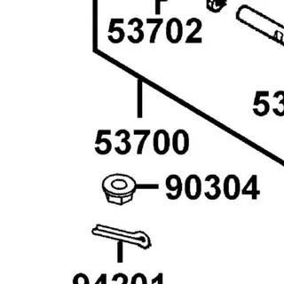 53700-LEG1-800 ROD ASSY R STRG — diagram cutout
