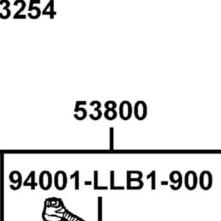 53800-LEG1-800 ROD ASSY L STRG — diagram cutout