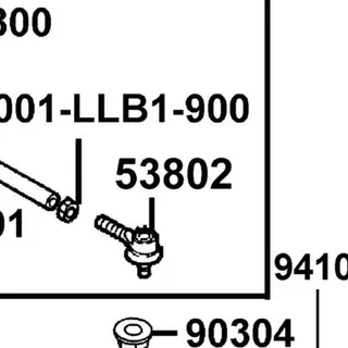 53802-LEG1-800 JOINT L BALL — diagram cutout