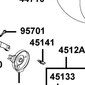 45141-LBD4-900 CAM FR BRAKE — diagram cutout