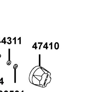 47410-LEG2-900 CAP WHEEL SHAFT — diagram cutout