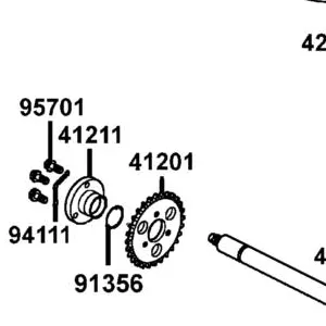41201-LBD4-900 SPRKT FINAL DRIVEN — diagram cutout