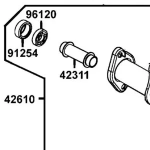 42311-LBD4-800 COLLAR RR HUB — diagram cutout