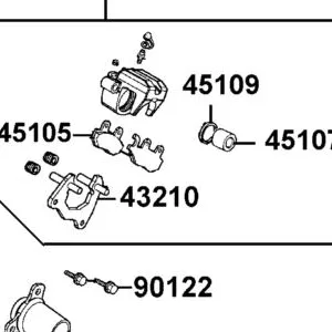 43210-LLB1-305 BRACKET RR — diagram cutout