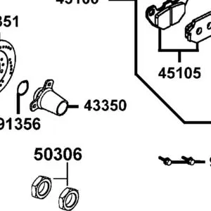 43350-PVA2-900 BRACKET BRAKE DISK — diagram cutout