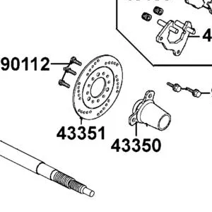 43351-KEBE-900 DISK RR BRAKE — diagram cutout