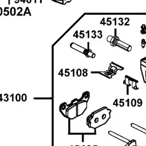 45108-KFA6-900 SPRING PAD — diagram cutout