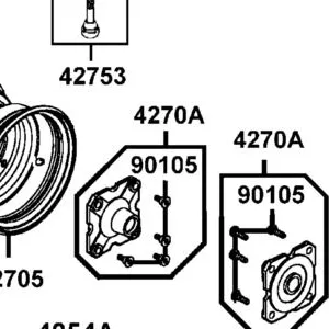 90105-LBD4-900 BOLT CONNECTOR — diagram cutout