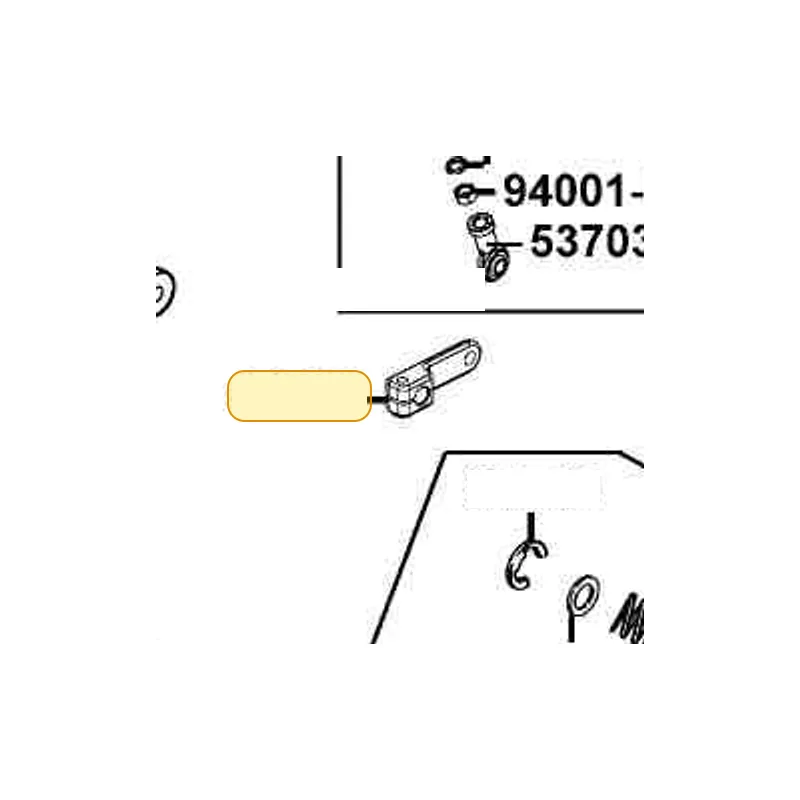 24701-LBA7-900 GEAR CHANGE HANDLE — diagram cutout