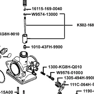 1010-43FH-9900 NEEDLE JET — diagram cutout