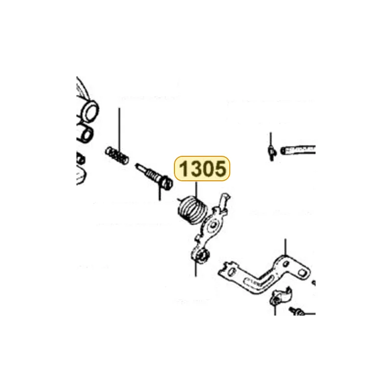 1305-491H-9901 TORSION SPG — diagram cutout