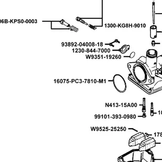 16075-PC3-7810-M1 O-RING — diagram cutout