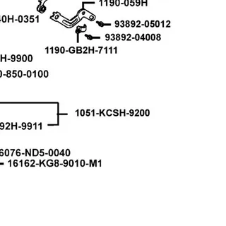 16163-KCS-9200 FLOAT CHAMBER GASKET — diagram cutout