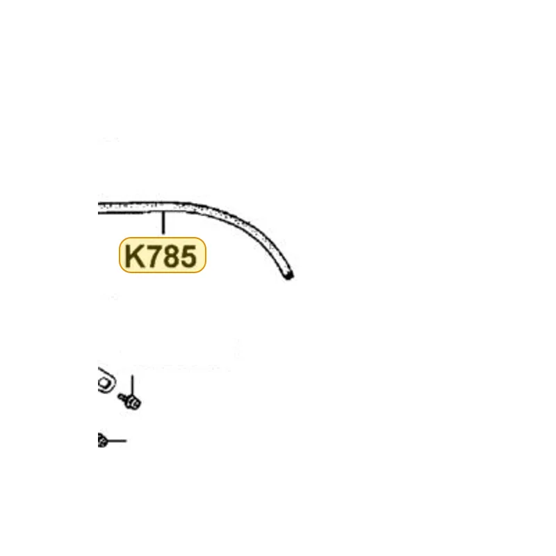 K785-076-0200 TUBE — diagram cutout